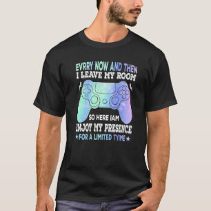 T-shirt Jeux vidéo de temps en temps je quitte ma chambre