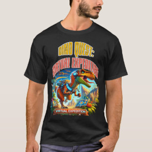 T-shirt Jeux Vidéo Dinosaur - Dino Quest Virtual