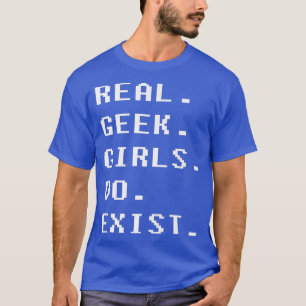 T-shirt Jeux Vidéo Drôle Real Gamer Girl Cadeaux Femmes