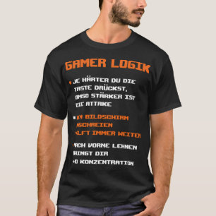 T-shirt Jeux vidéo Gamer Logic Gamble
