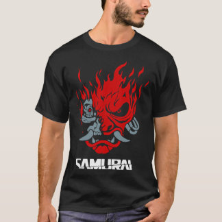 T-shirt Jeux vidéo japonais Samouraï 2077 Style artistique
