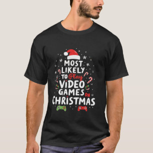 T-shirt Jeux Vidéo Les Plus Susceptibles De Jouer À Des Je