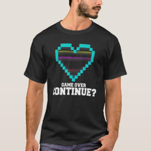 T-shirt Jeux Vidéo Pixel Heart Gamer 1