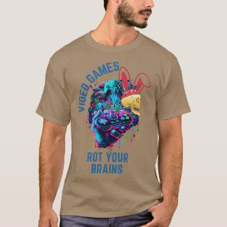 T-SHIRT JEUX VIDÉO ROT VOS CERVEAUX 41
