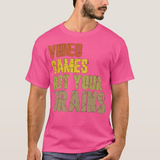 T-shirt Jeux Vidéo Rot Your Brains 66