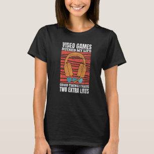 T-shirt Jeux vidéo ruiné ma vie Classic Console vidéo