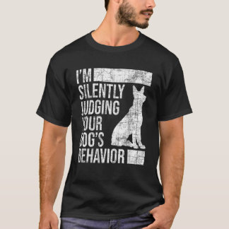 T-shirt J'évalue le comportement de votre chien Amoureux d