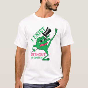 T-shirt J'Existe Sans Mon Consentement Funny Frog Kids