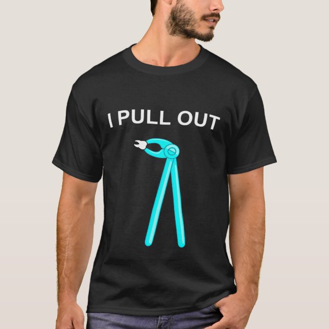 T-shirt J'Extirpe Dentistère Dentiste Dentelle Dentaire (Devant)
