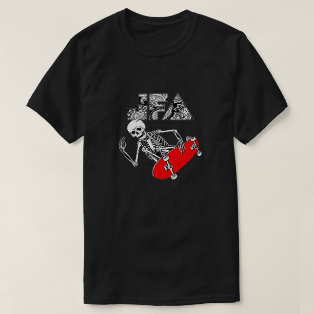 T-shirt JFA hardcore punk band international d'Amérique (Design devant)