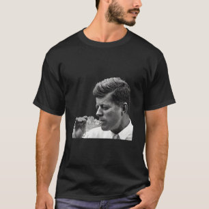 T-shirt Jfk John F Kennedy Fumeur de cigares