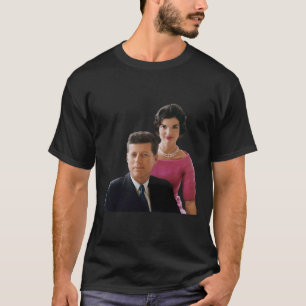 T-shirt Jfk John F Kennedy Jackie Kennedy 35E Président