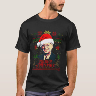 T-shirt JFK John F Kennedy Merry Johnmas Funny Christmas T