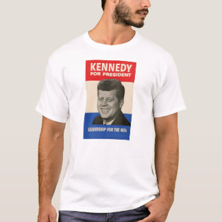 T-shirt JFK - pièce en t d'affiche de campagne de John F.