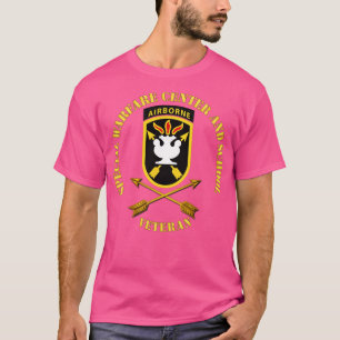 T-shirt JFK Special Warfare Centre School SSI w Branch Vet