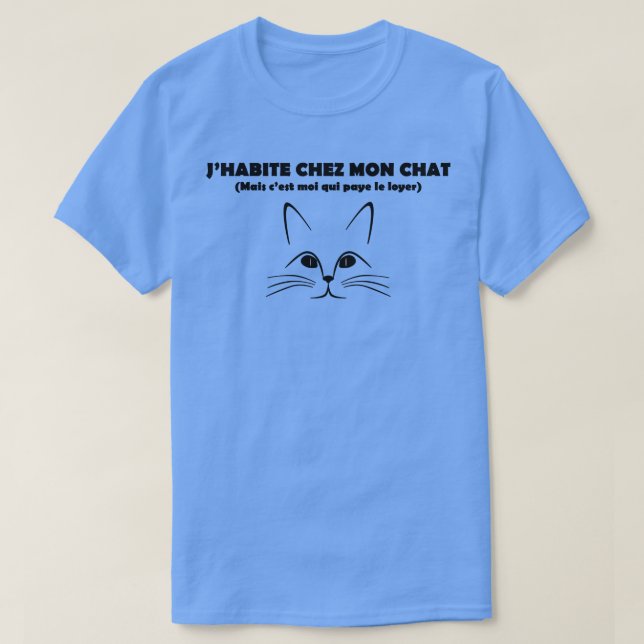 T-shirt jhabite chez mon conversation (Design devant)