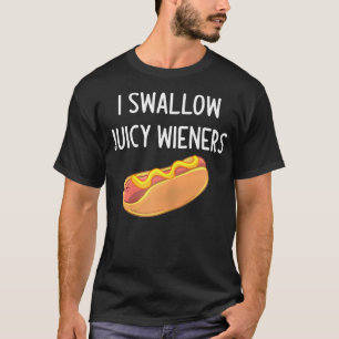 T-shirt J'hirondelle des Wieners juteux amusant plaisanter