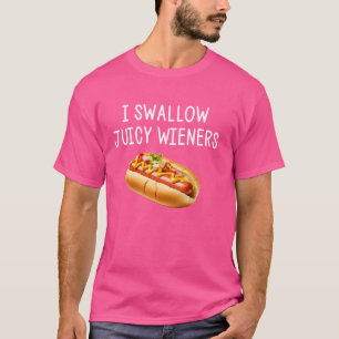 T-shirt J'hirondelle des Wieners juteux drôle de plaisante
