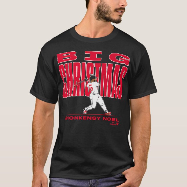 T-shirt Jhonkensy Noel Big Christmas - Cleveland Baseball (Devant)
