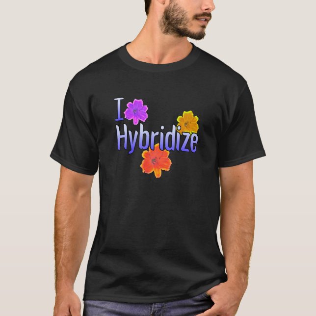 T-shirt J'Hybridie Daylilies Grower Gardener Garden Flowe (Devant)