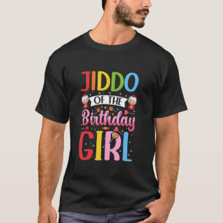 T-shirt Jiddo De La Fille Anniversaire Grand-Père Famille 