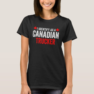 T-shirt J'Identifie Comme Un Convoi Canadien Pour La Liber