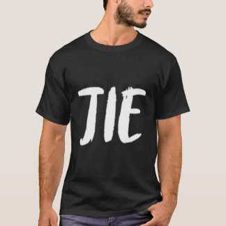 T-shirt Jie Nom Texte Chinois Anniversaire Ou Sport Chine