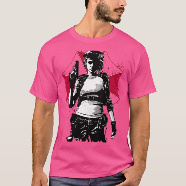 T-shirt Jill Valentine funny (Devant)