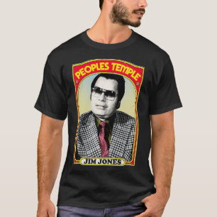 T-shirt Jim Jones Peoples Temple Style Rétro Ventilateur A