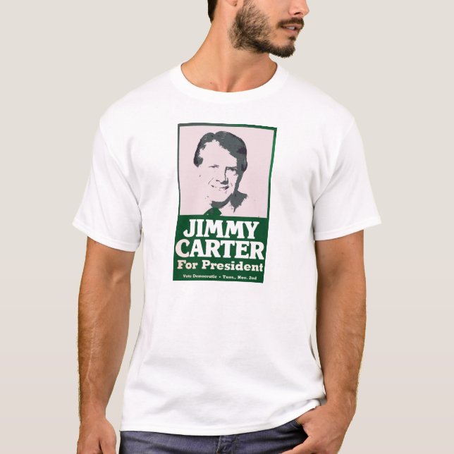 T-shirt Jimmy Carter a affligé le regard coupé (Devant)
