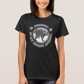 T-SHIRT JIMOTHY EST MON ANIMAL ESPRIT - N&B