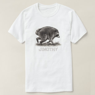 T-shirt Jimothy Raton Laveur Drôle Panda à Ordures