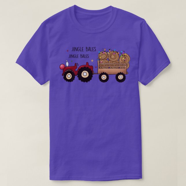 T-shirt Jingle Bales Jingle Bales Jingle All Hay (Design devant)