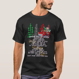 T-shirt Jingle Bell Biden Xmas Père Noël Trump 3 Noël laid