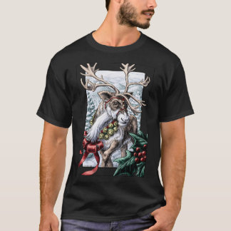 T-shirt Jingle Bells Holiday Reindeer