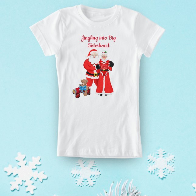 T-Shirt Jingler Dans La Grande Sisterhood - Little Brother (A great gift to give to your future big sister who is going to be getting a little brother!)