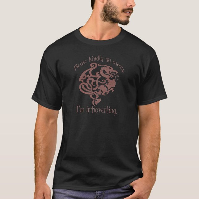 T-shirt J'introverting. (Devant)