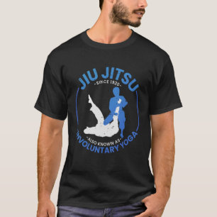 T-shirt Jiu Jitsu 柔 術 Sport 1882 Yoga involontaire Hommes