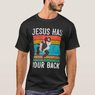 T-shirt Jiu Jitsu Brésil Jésus a ton dos