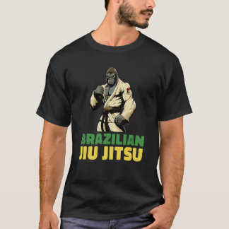 T-shirt Jiu Jitsu brésilien et Gorilla 1