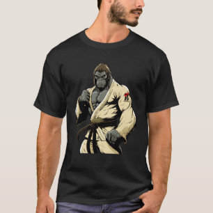 T-shirt Jiu Jitsu brésilien et Gorilla du Grappling