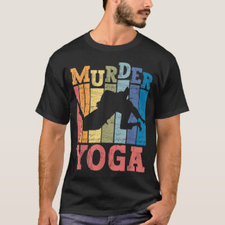 T-shirt Jiu Jitsu Brésilien Meurtre Yoga Drôle BJJ Arts Ma