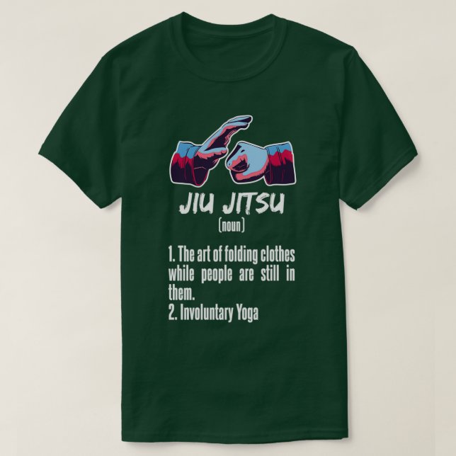 T-shirt Jiu Jitsu Définition Drôle BJJ Fighter Gift (Design devant)