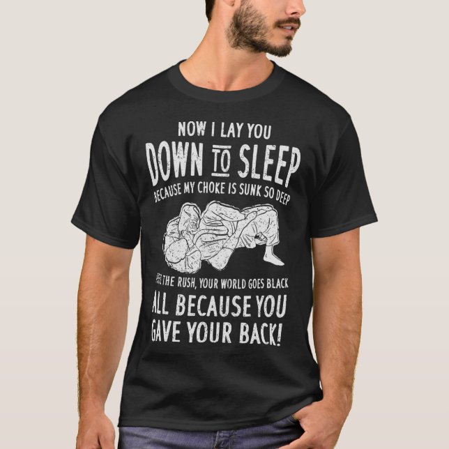 T-shirt Jiu jitsu Drôle définition BJJ ou grappin MIXED MA (Devant)