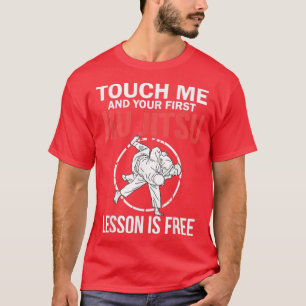 T-shirt Jiu Jitsu est drôle Touchez-moi Mens brésilien Juj