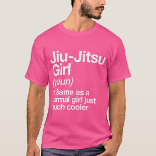 T-shirt Jiu-Jitsu Fille Définition Funny Sports Martial Ar