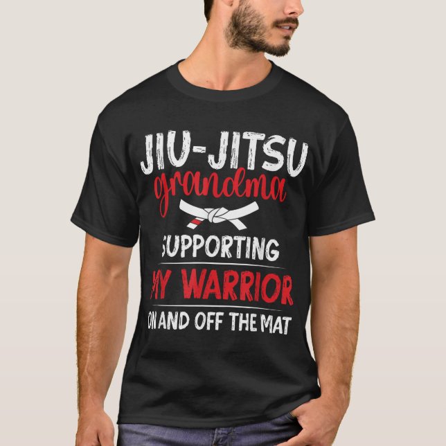 T-shirt Jiu Jitsu Grandma Fière Jiu Jitsu (Devant)