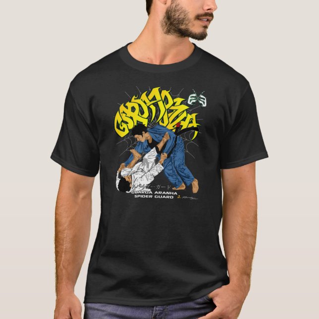 T-shirt Jiu-Jitsu Guarda Aranha - garde d'araignée (Devant)