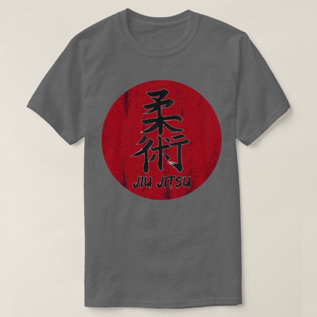 T-shirt Jiu Jitsu Japonais Kanji BJJ MIXED MARTIAL ART (Design devant)