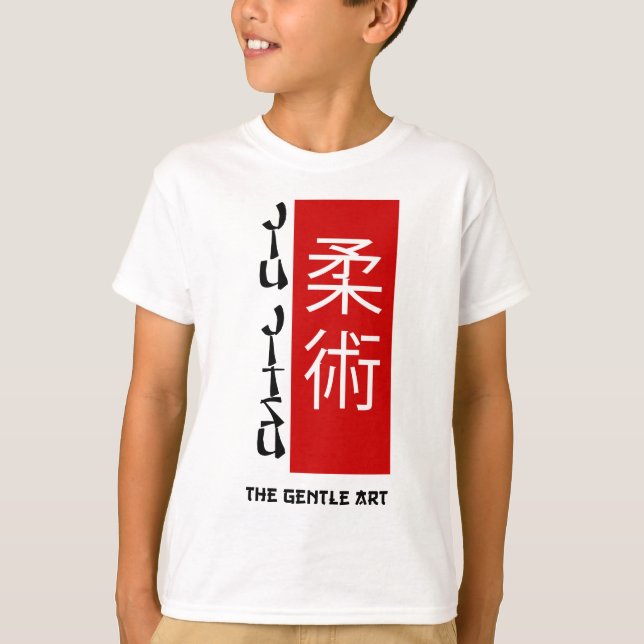 T-shirt Jiu Jitsu - l'art doux (Devant)
